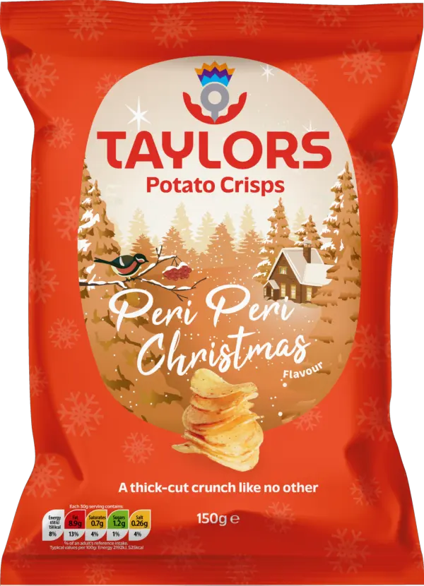 Taylors Potato Crisps – Peri Peri Christmas packet