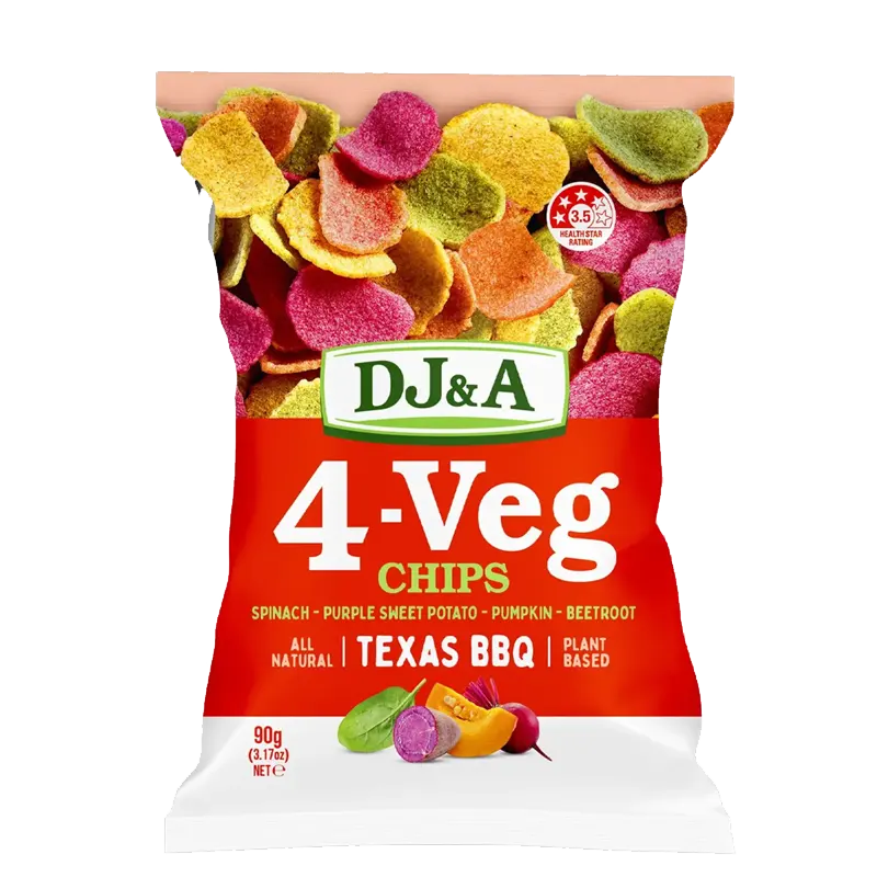 DJ&A 4-Veg Chips – Texas BBQ packet