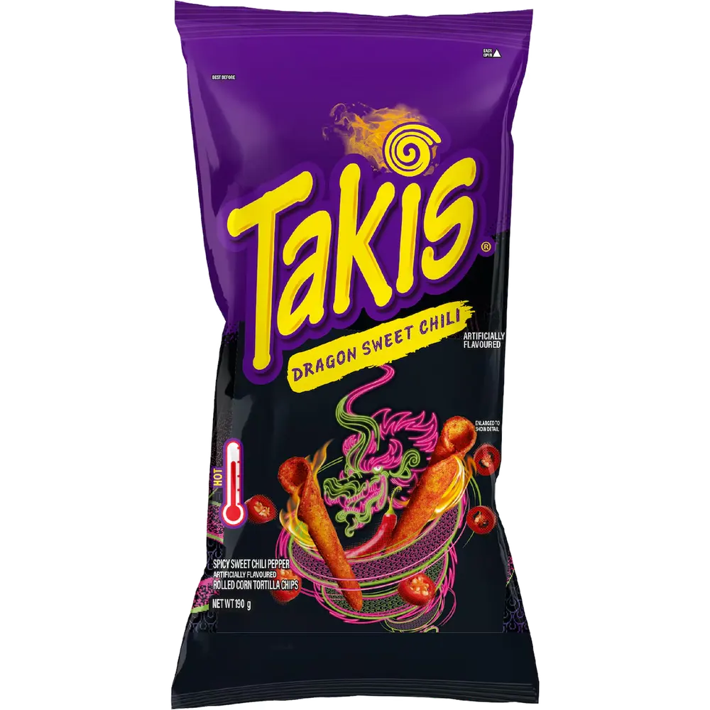 Takis Dragon Sweet Chili packet