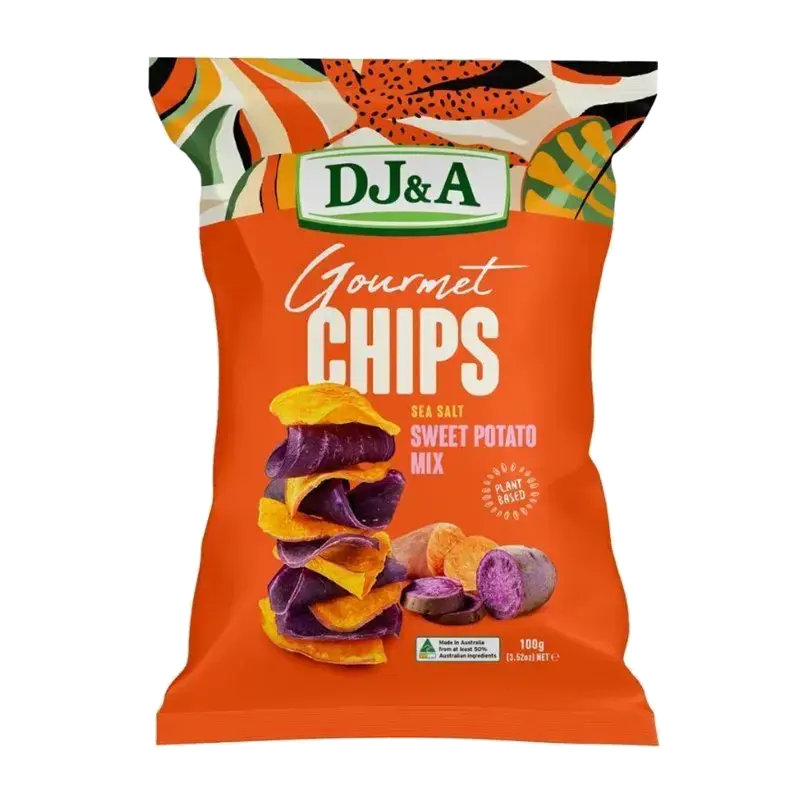 DJ&A Gourmet Chips – Sea Salt Sweet Potato Mix packet