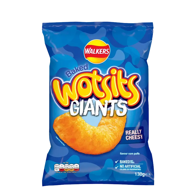 Walkers Wotsits Giants – Really Cheesy packet