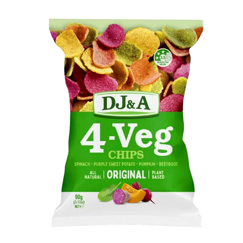 DJ&A 4-Veg Chips – Original packet