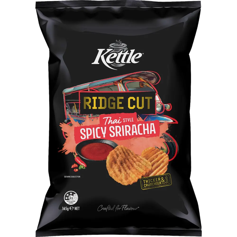 Kettle Ridge Cut Thai Style Spicy Sriracha packet