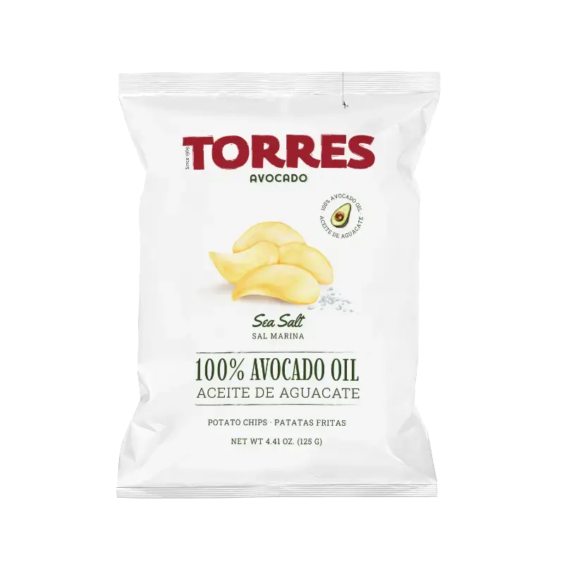 Torres Avocado Oil Potato Chips – Sea Salt packet