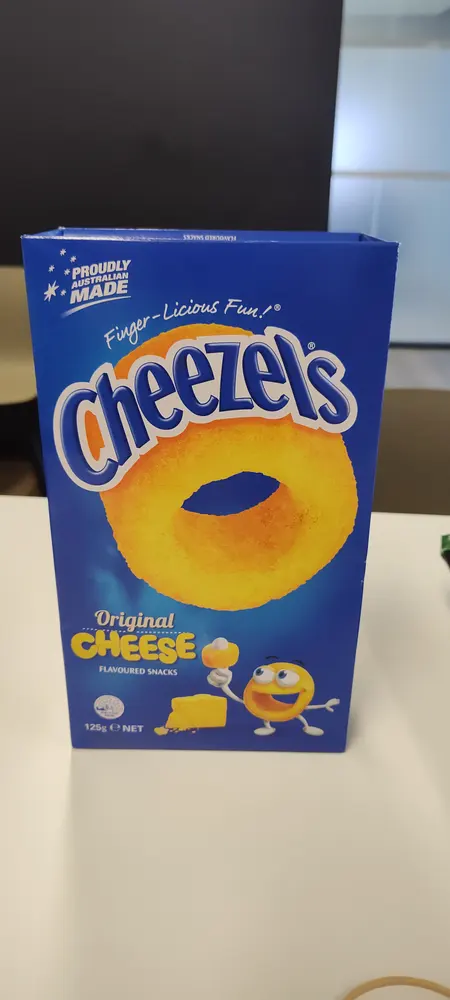 Cheezels Cheese Snacks – Original Cheese packet