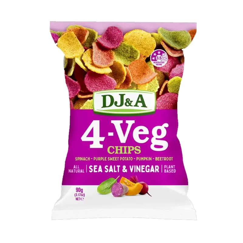 DJ&A 4-Veg Chips – Sea Salt & Vinegar packet