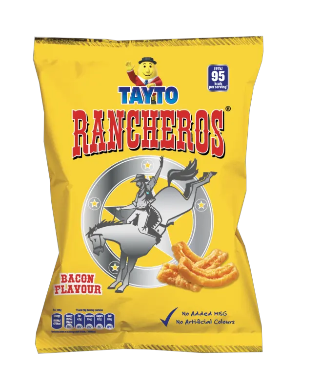 Tayto Rancheros Bacon Flavour packet
