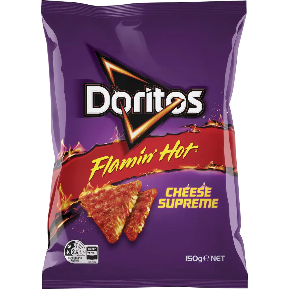 Doritos Flaming Hot Cheese Supreme packet
