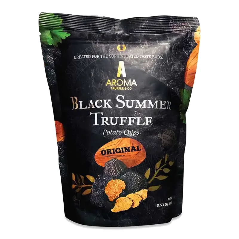 Aroma Truffle & Co. Black Summer Truffle Potato Chips – Original packet