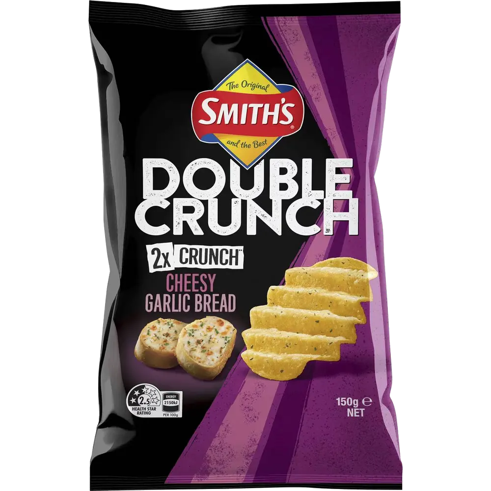 Smith's Double Crunch Cheesy Garlic Bread packet