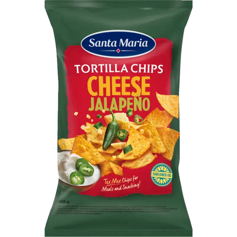 Santa Maria Tortilla Chips – Cheese Jalapeño packet