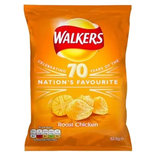 Walkers Potato Crisps – Roast Chicken packet