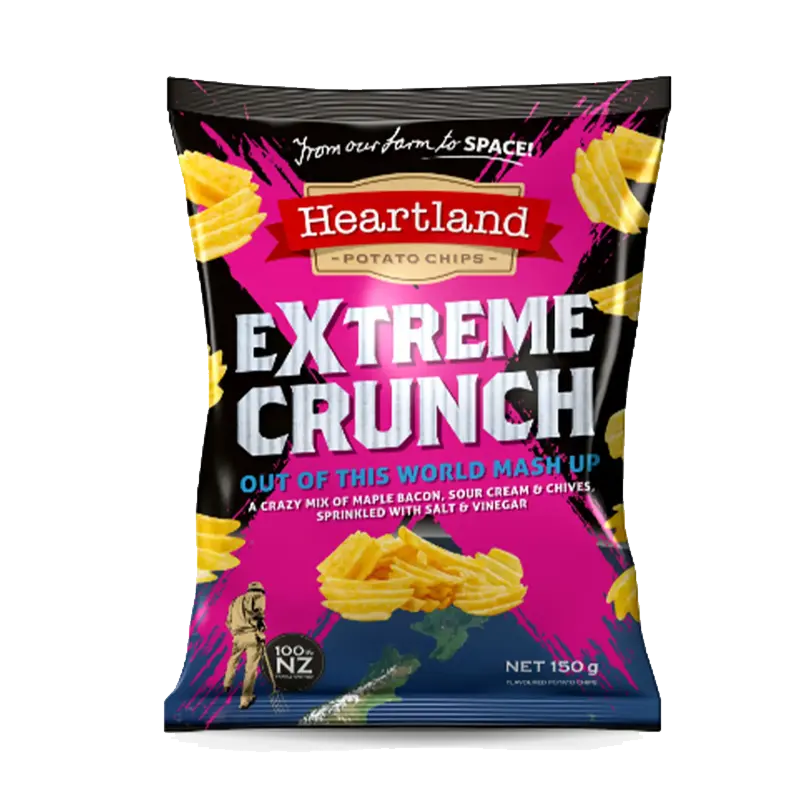 Heartland Kettle Waves Extreme Crunch – Out of This World Mash Up packet