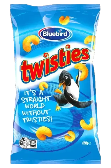 New Zealand's classic twisted corn snack with a distinctive cheesy savoury flavour and crunchy texture.