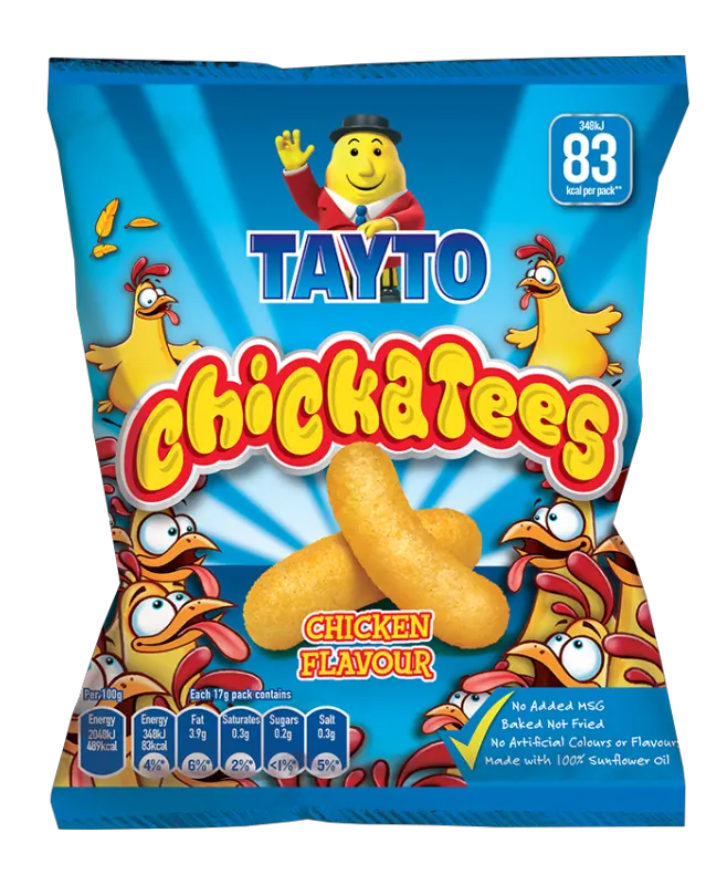 Tayto Chickatees Chicken Flavour packet