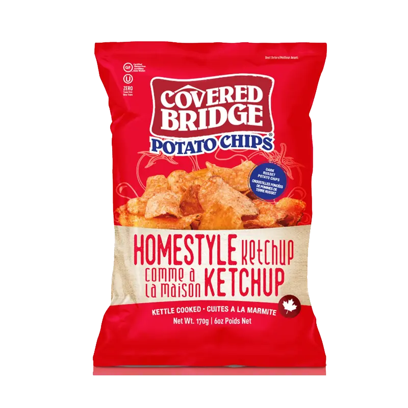 Covered Bridge Potato Chips – Homestyle Ketchup packet