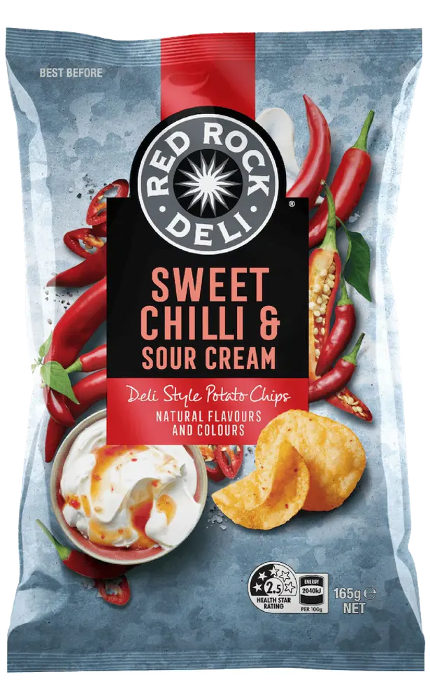 Red Rock Deli Sweet Chilli & Sour Cream packet