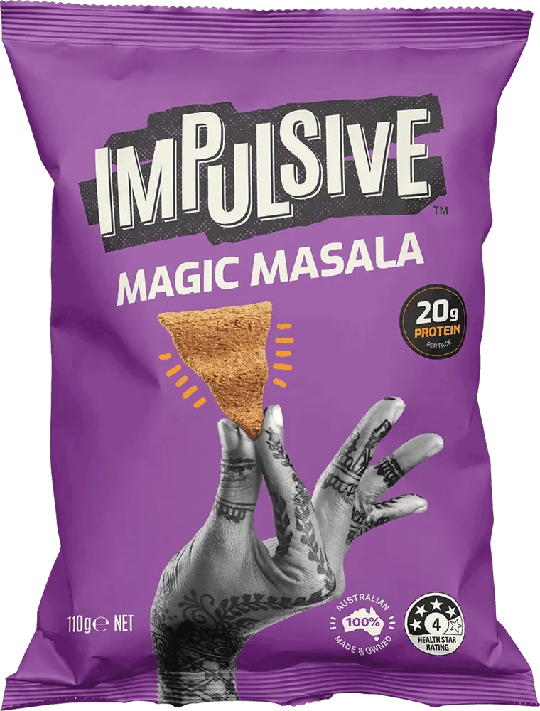 Impulsive Pulse Protein Chips – Magic Masala packet
