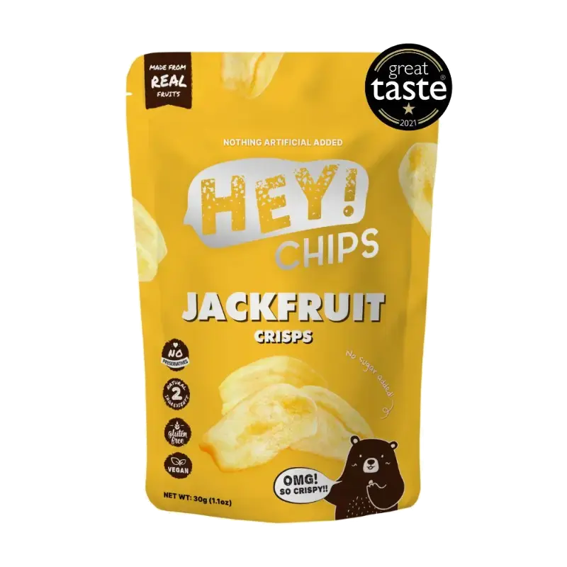 Hey! Chips Jackfruit Crisps – Original packet