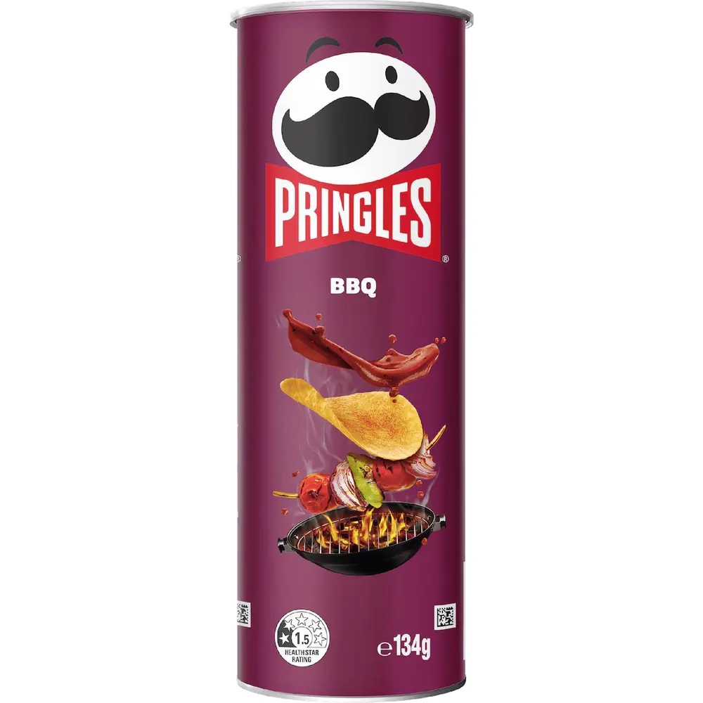 Pringles BBQ Stacked packet