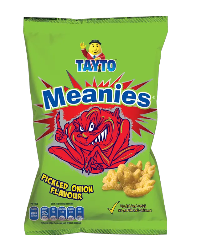 Tayto Meanies Pickled Onion packet