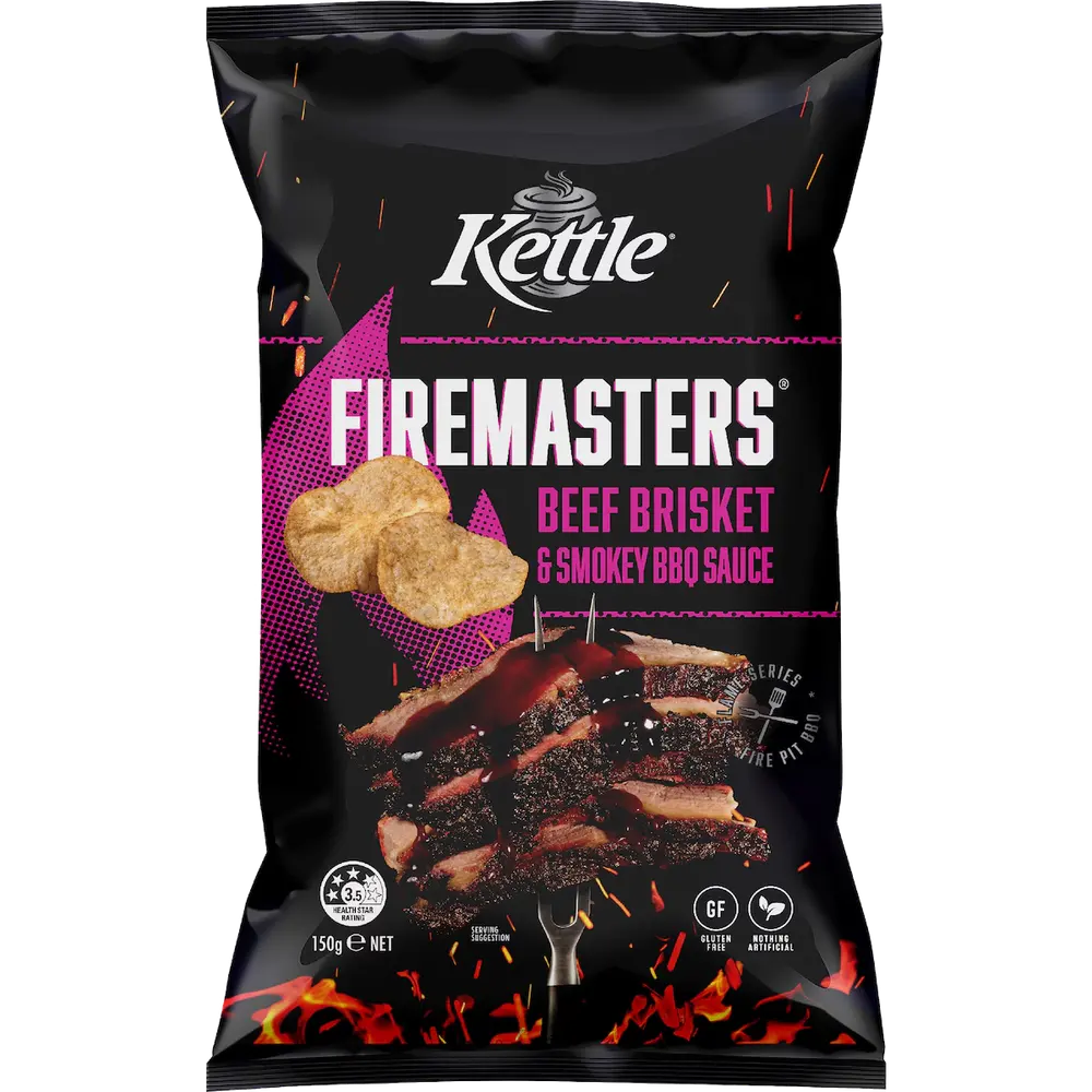 Kettle Firemasters Beef Brisket & Smokey BBQ Sauce packet
