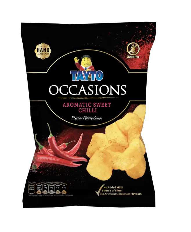 Tayto Occasions Aromatic Sweet Chilli packet