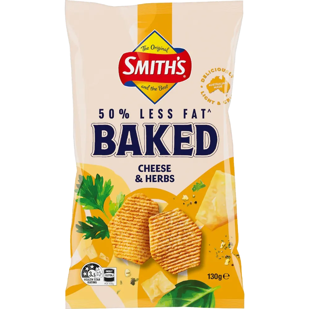 Smith's Baked Cheese & Herbs packet