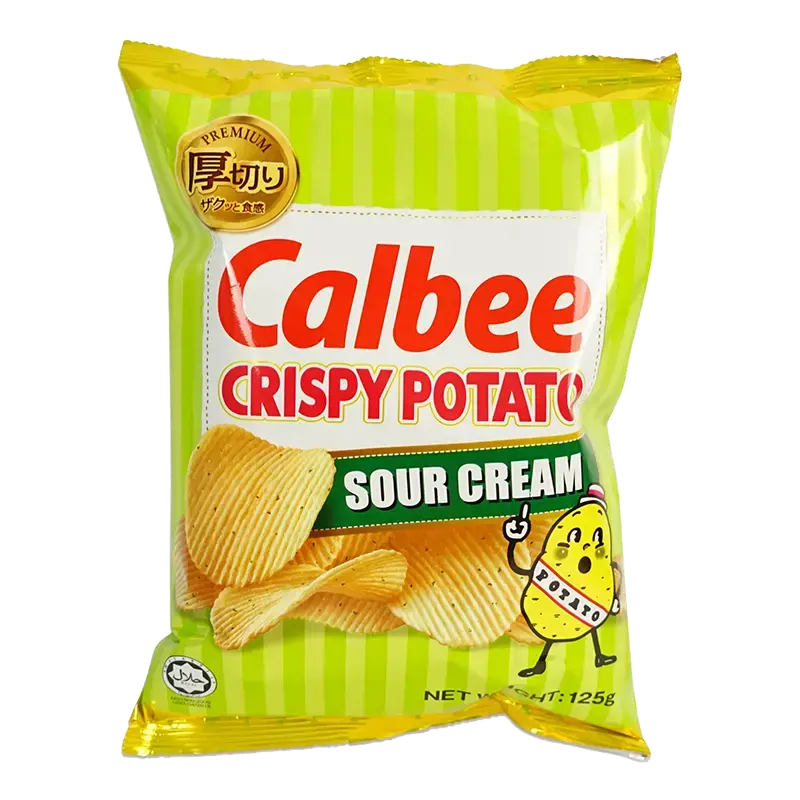 Calbee Crispy Potato – Sour Cream packet