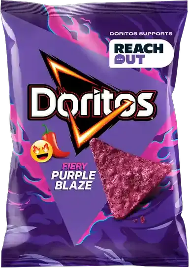 Doritos Fiery Purple Blaze packet