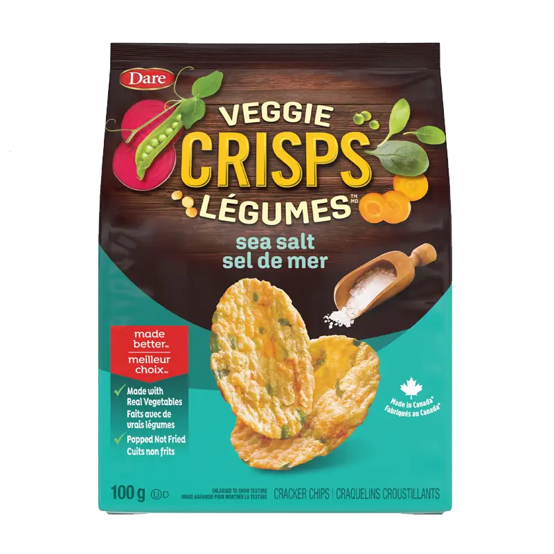 Dare Veggie Crisps – Sea Salt packet