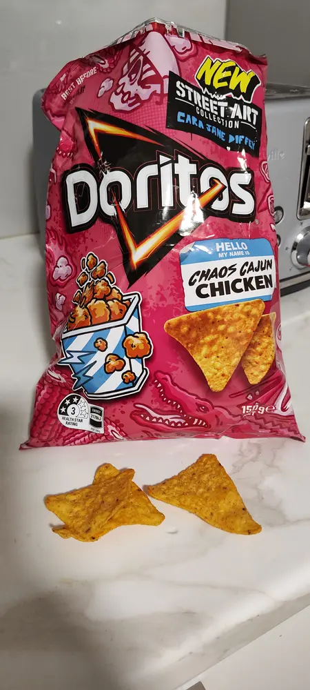 Doritos Corn Chips – Chaos Cajun Chicken packet