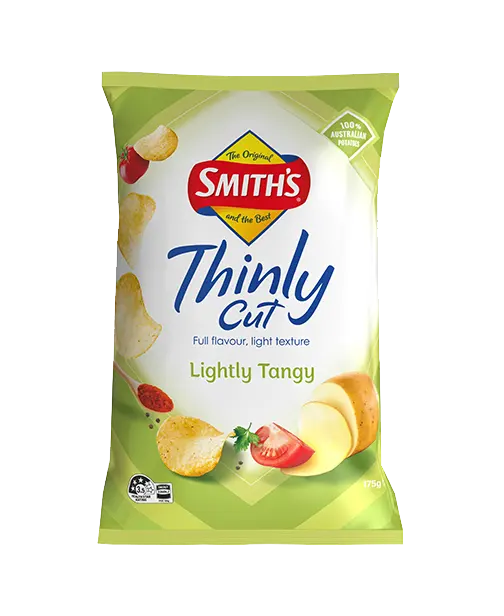 Smith's Thinly Cut Lightly Tangy packet