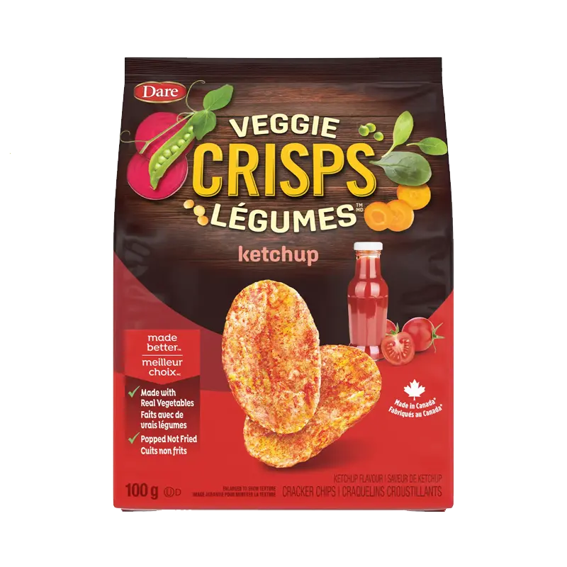 Dare Veggie Crisps – Ketchup packet