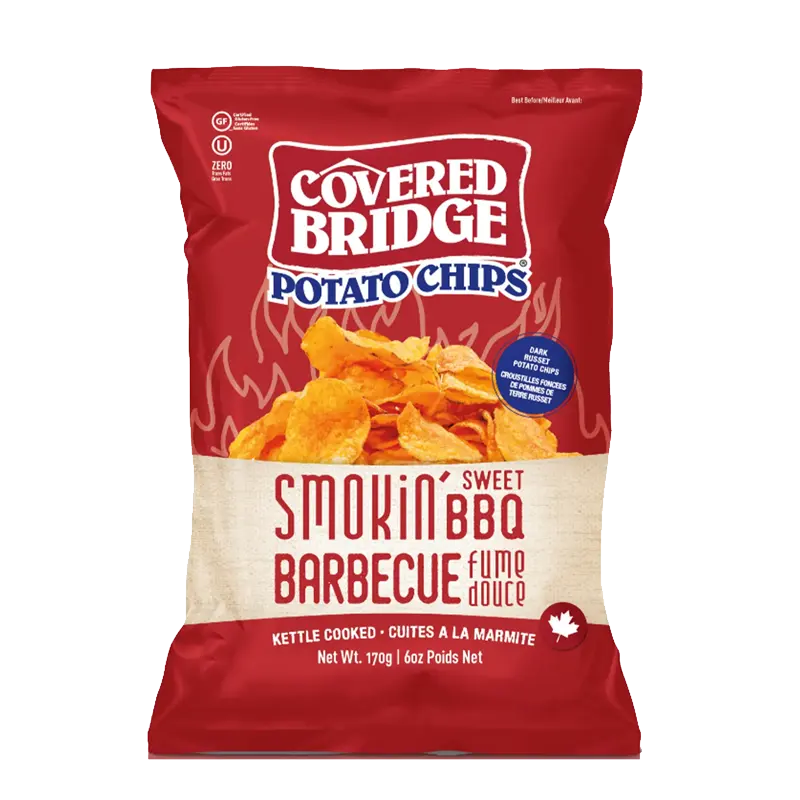 Covered Bridge Potato Chips – Smokin' Sweet BBQ packet