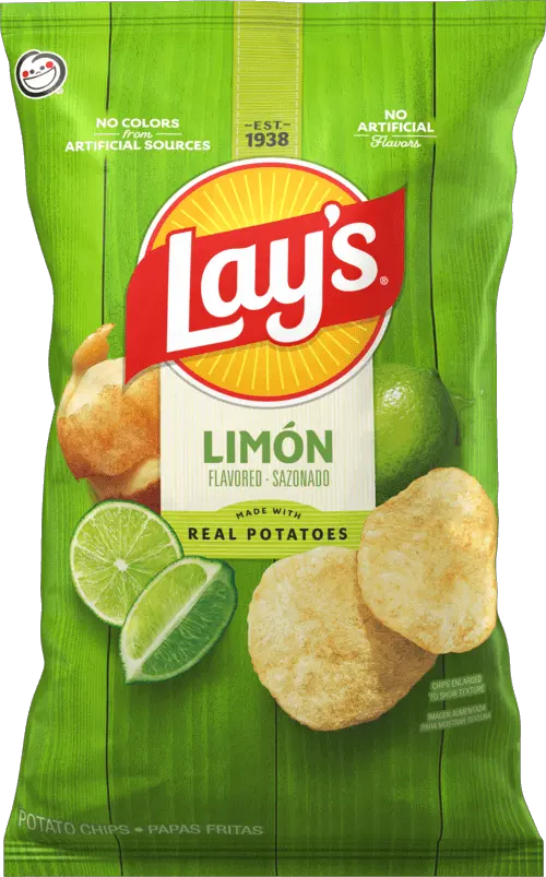 Lay's Limon Flavored Potato Chips packet