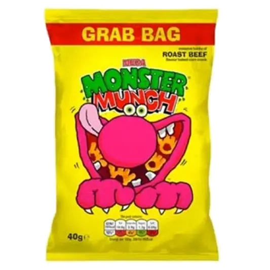 Walkers Mega Monster Munch – Roast Beef packet