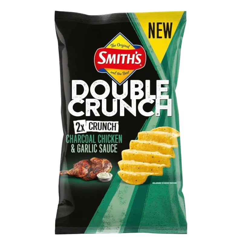 Smith's Double Crunch Charcoal Chicken & Garlic Sauce packet