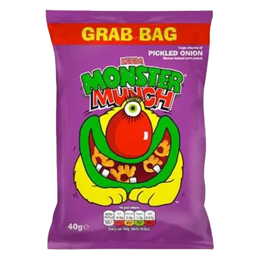 Walkers Mega Monster Munch – Pickled Onion packet