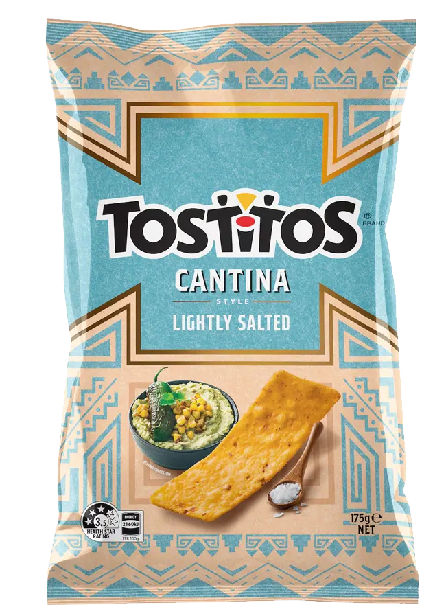 Tostitos Cantina Style Lightly Salted Corn Tortilla Chips packet