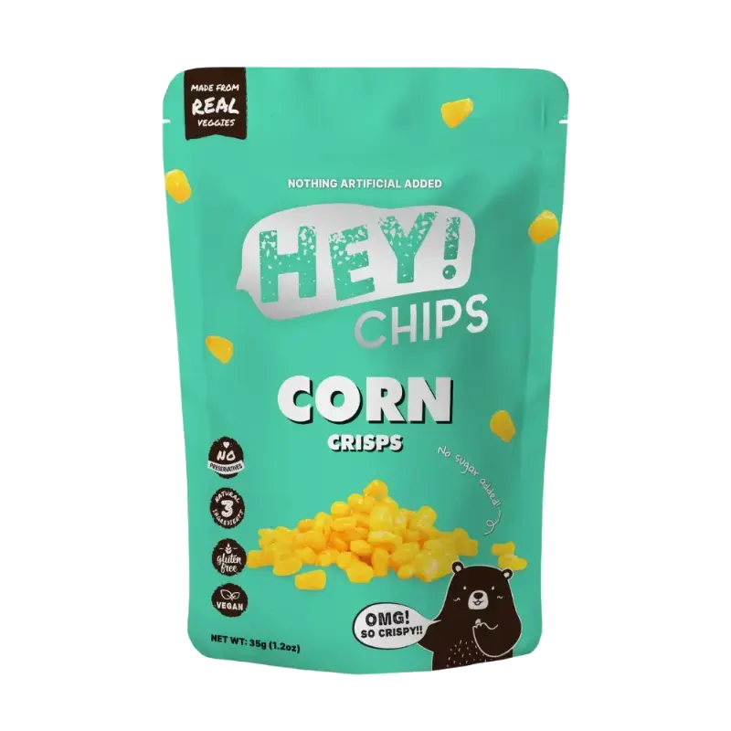 Hey! Chips Corn Crisps – Original packet