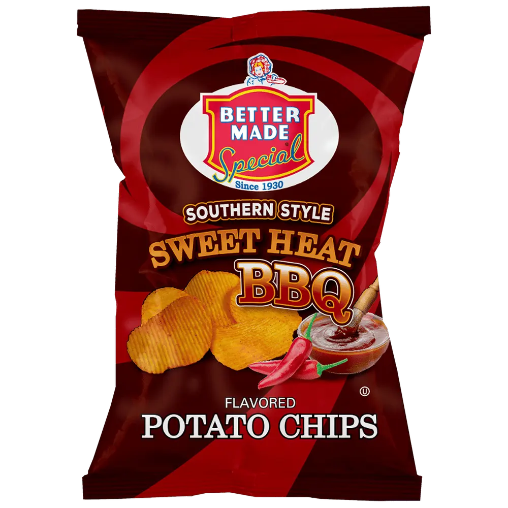 Better Made Southern Style Sweet Heat BBQ Potato Chips packet