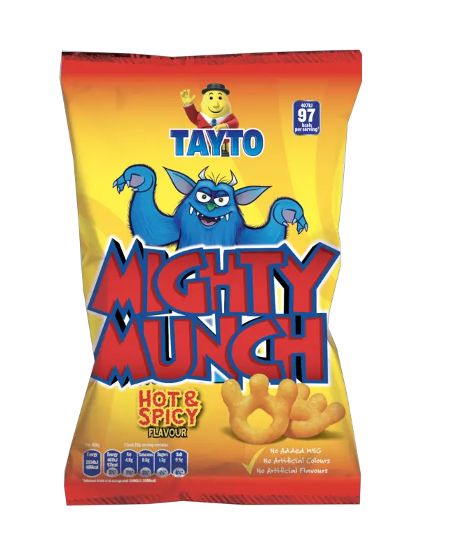 Tayto Mighty Munch Hot & Spicy packet