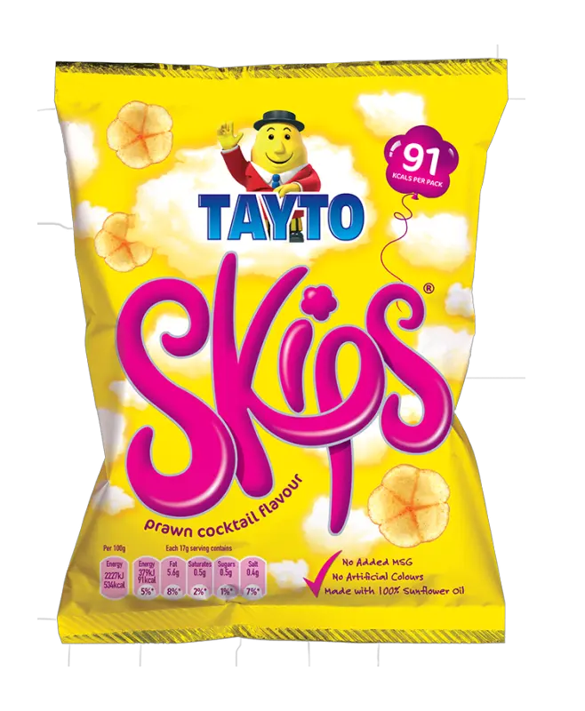 Tayto Skips Prawn Cocktail packet