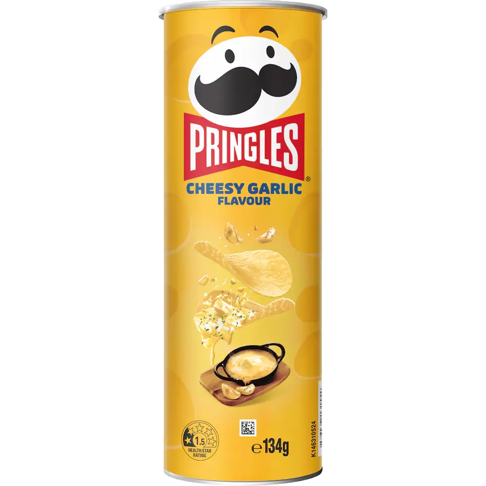 Pringles Cheesy Garlic packet