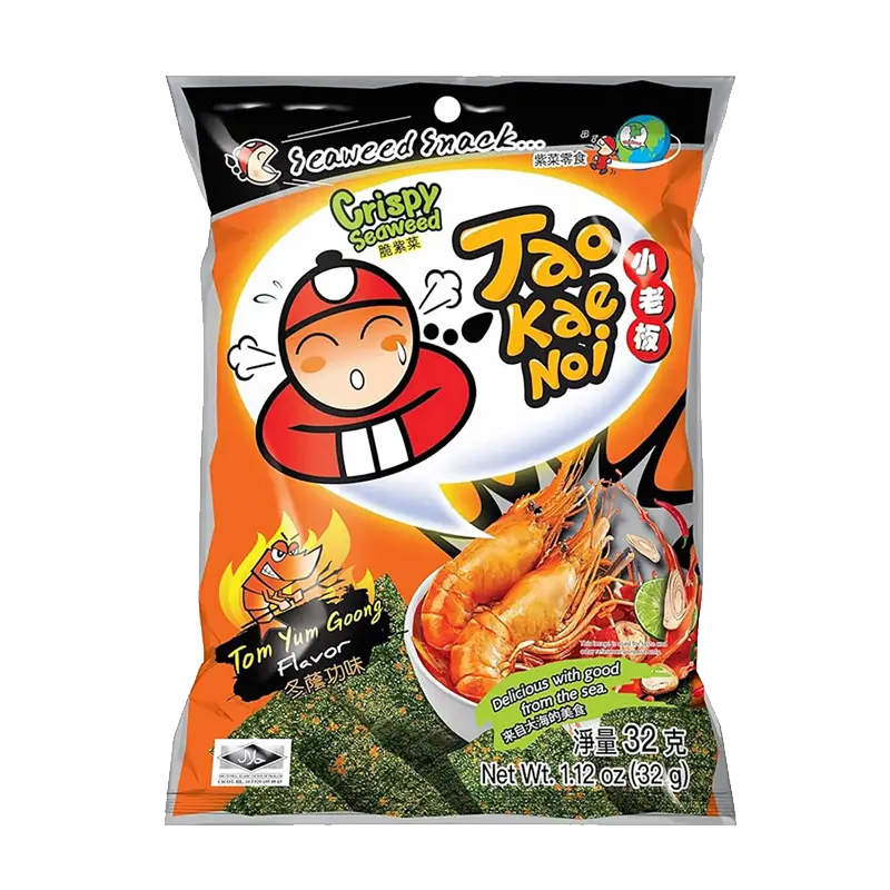 Tao Kae Noi Crispy Seaweed – Tom Yum Goong packet