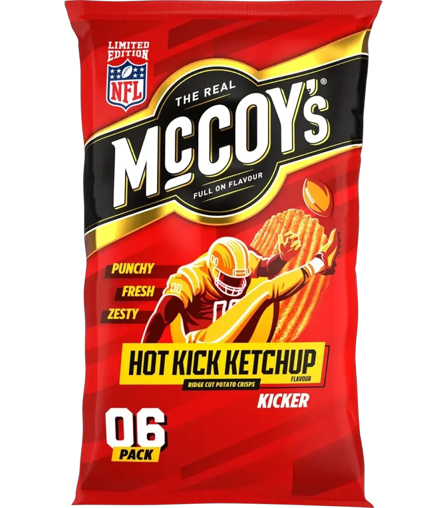 McCoy's Hot Kick Ketchup packet